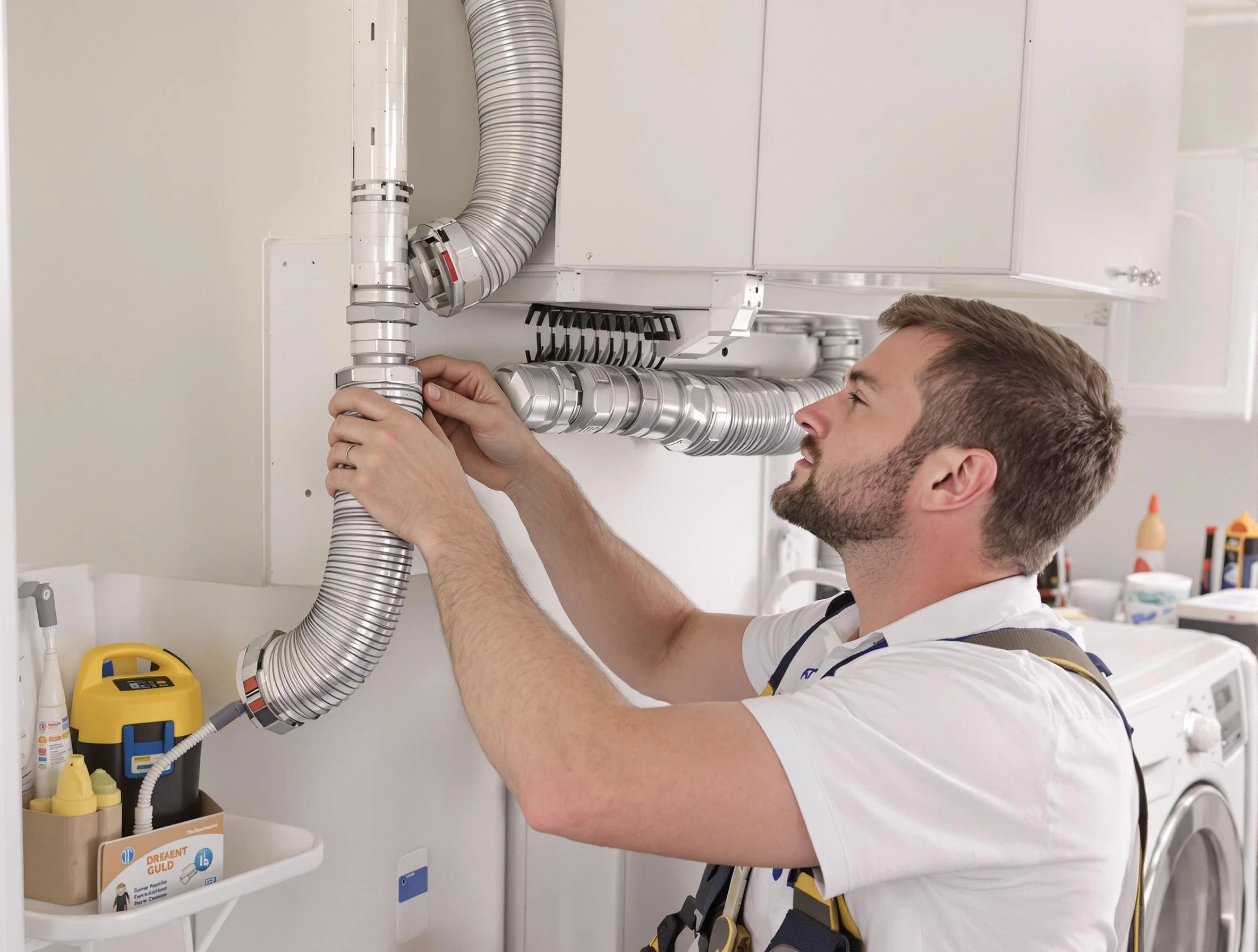 Professional dryer vent repair and installation by Center Point Dryer Vent Cleaning in Center Point