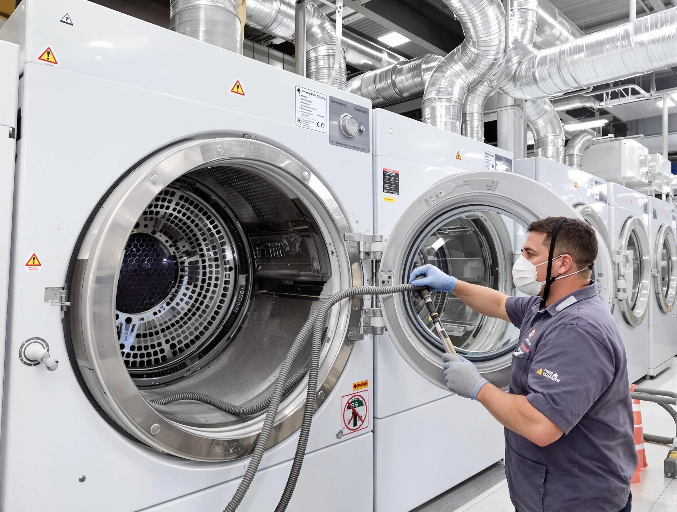 Industrial-grade dryer vent cleaning by Center Point Dryer Vent Cleaning in Center Point