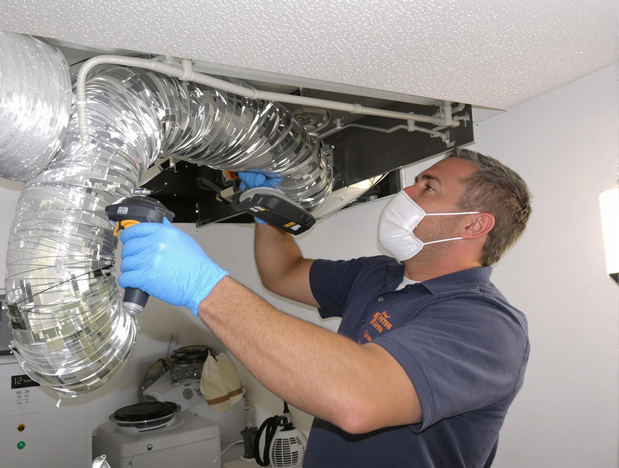 Center Point Dryer Vent Cleaning professional performing thorough residential dryer vent cleaning in Center Point