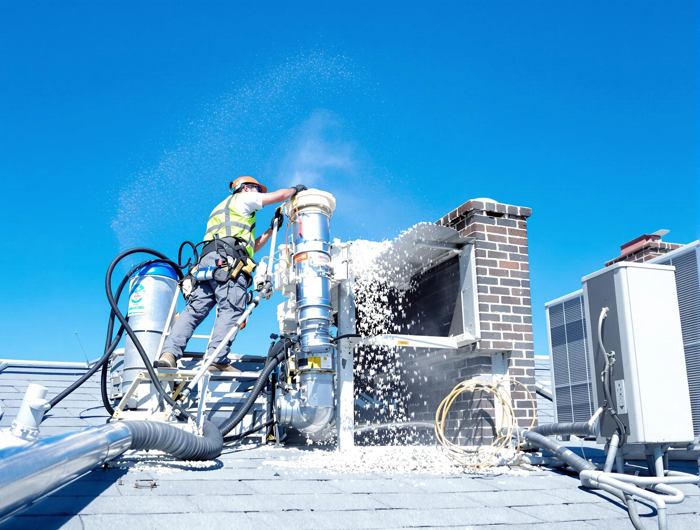 Expert roof dryer vent cleaning by Center Point Dryer Vent Cleaning in Center Point