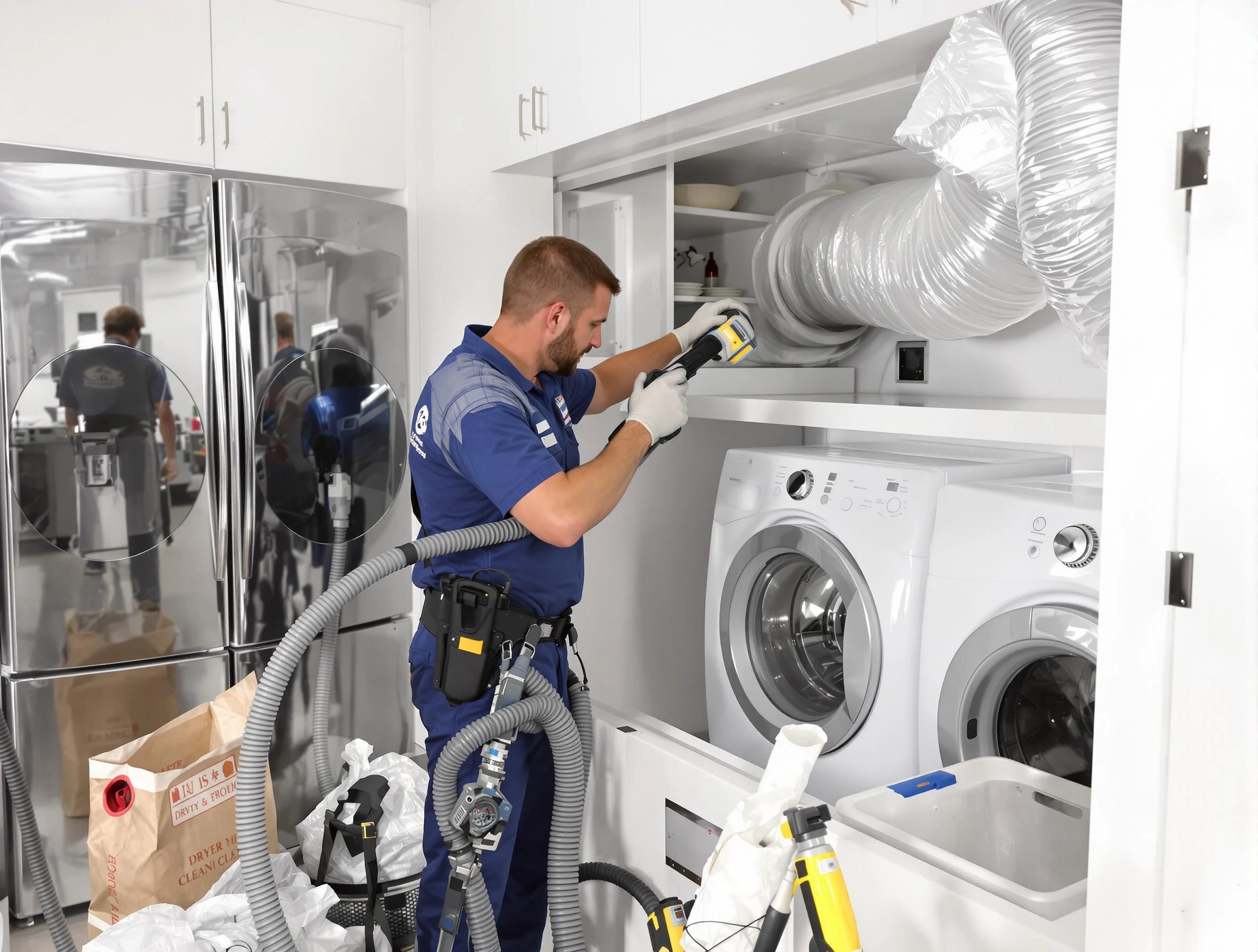 Professional duct cleaning by Center Point Dryer Vent Cleaning in Center Point