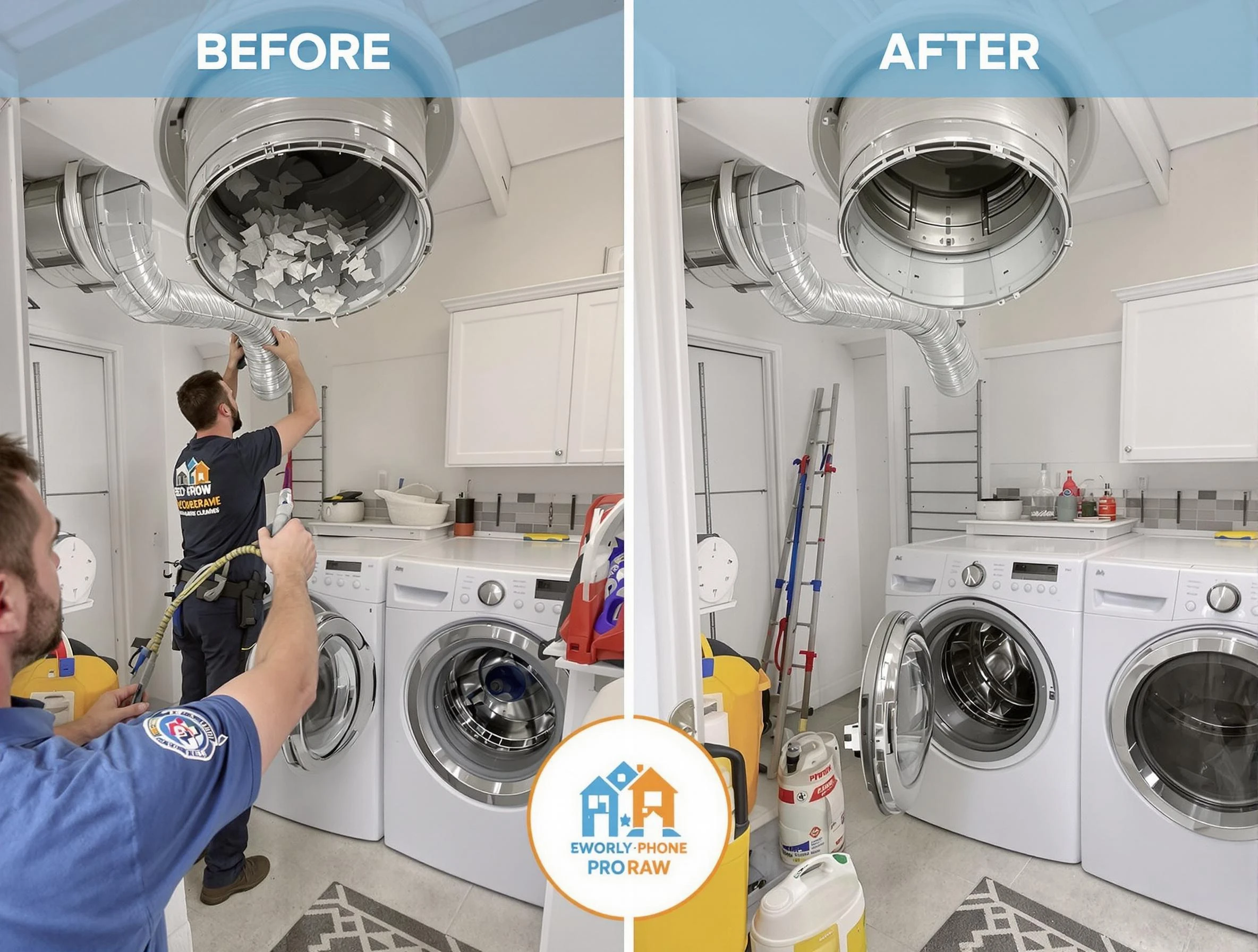Residential dryer vent cleaning by Center Point Dryer Vent Cleaning in Center Point